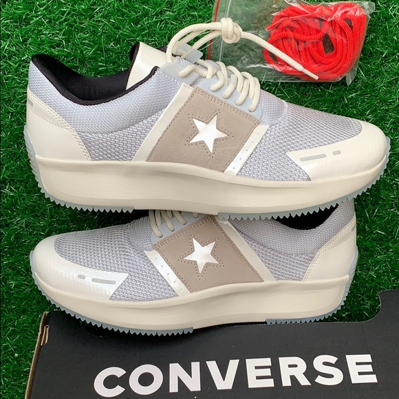 CONVERSE RUN STAR OX PURE PLATINUM/VINTAGE WHITE M - Picture 14 of 16